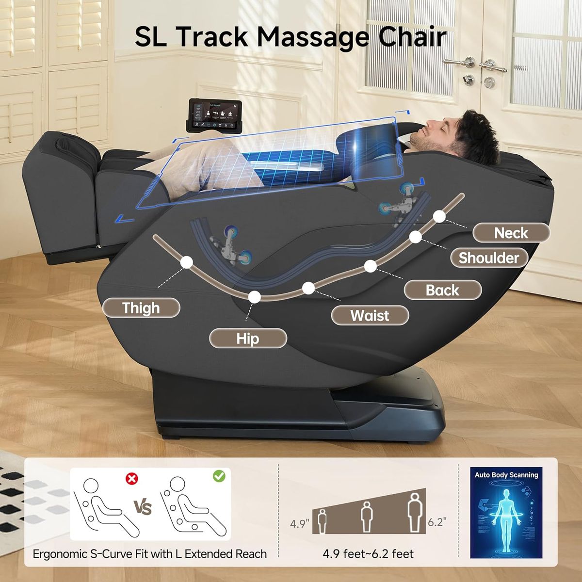 RealRelax PS5200 4D Massage Chair – Ultimate Comfort Awaits