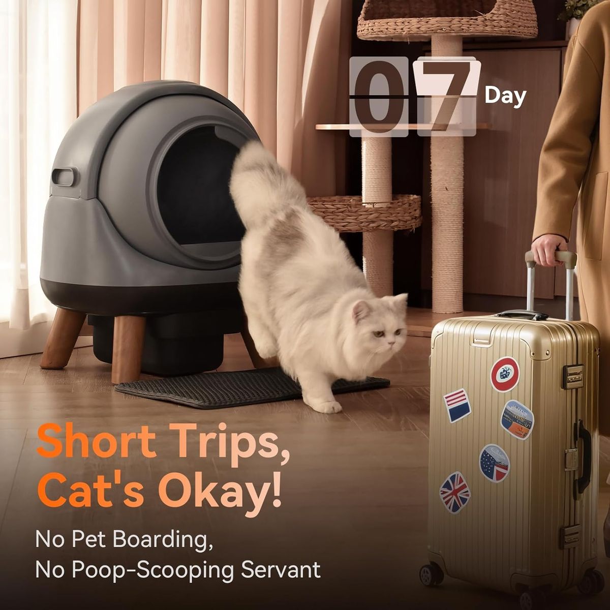 Coziley G1 Self-Cleaning Litter Box for Cats