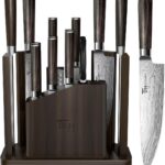 SYOKAMI 15-Piece Knife Set: New 2026 Damascus, Magnetic Block