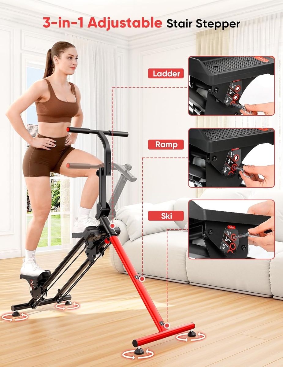 Yoleo Resistance Stair Stepper: Your Compact Home Gym Solution