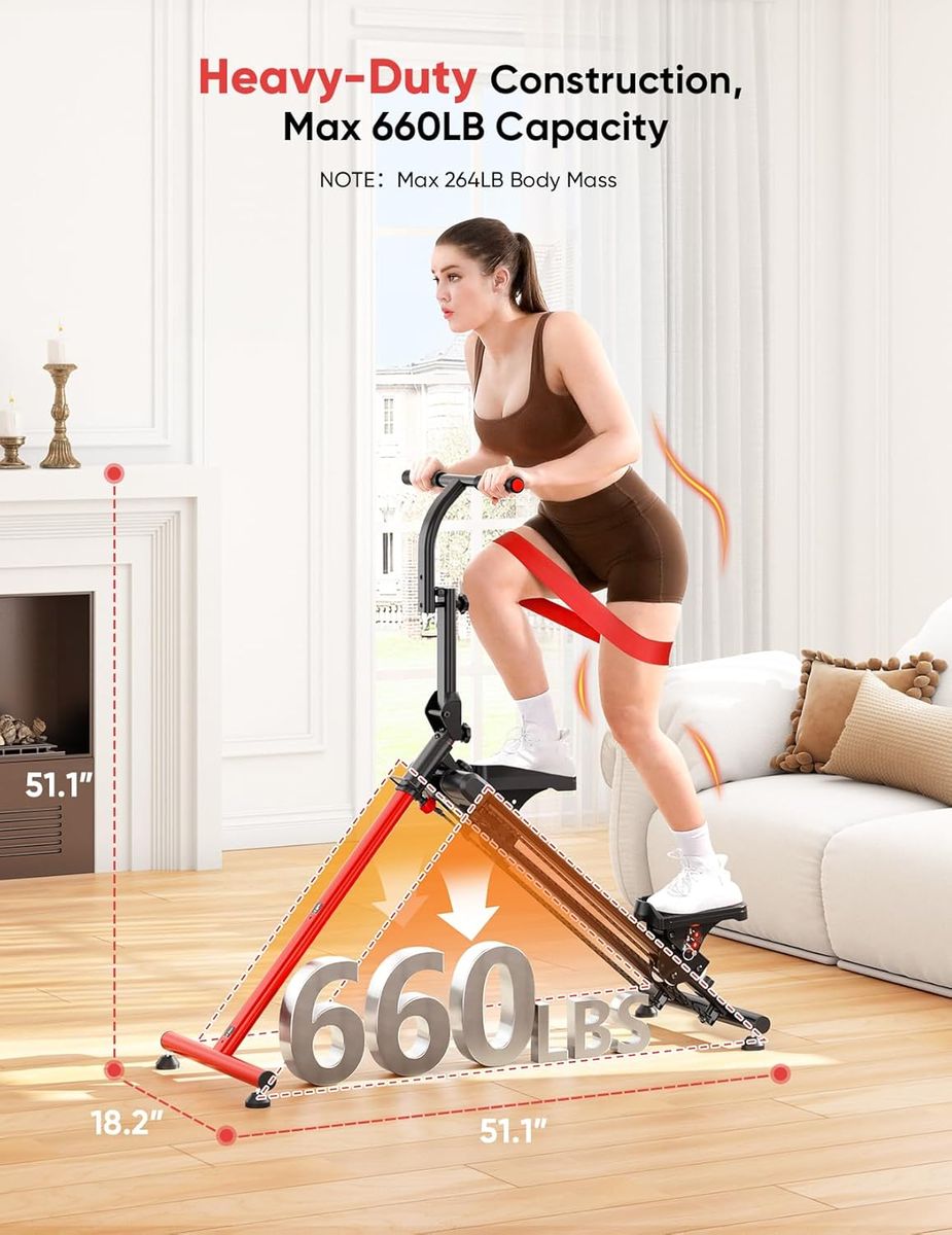Yoleo Resistance Stair Stepper: Your Compact Home Gym Solution