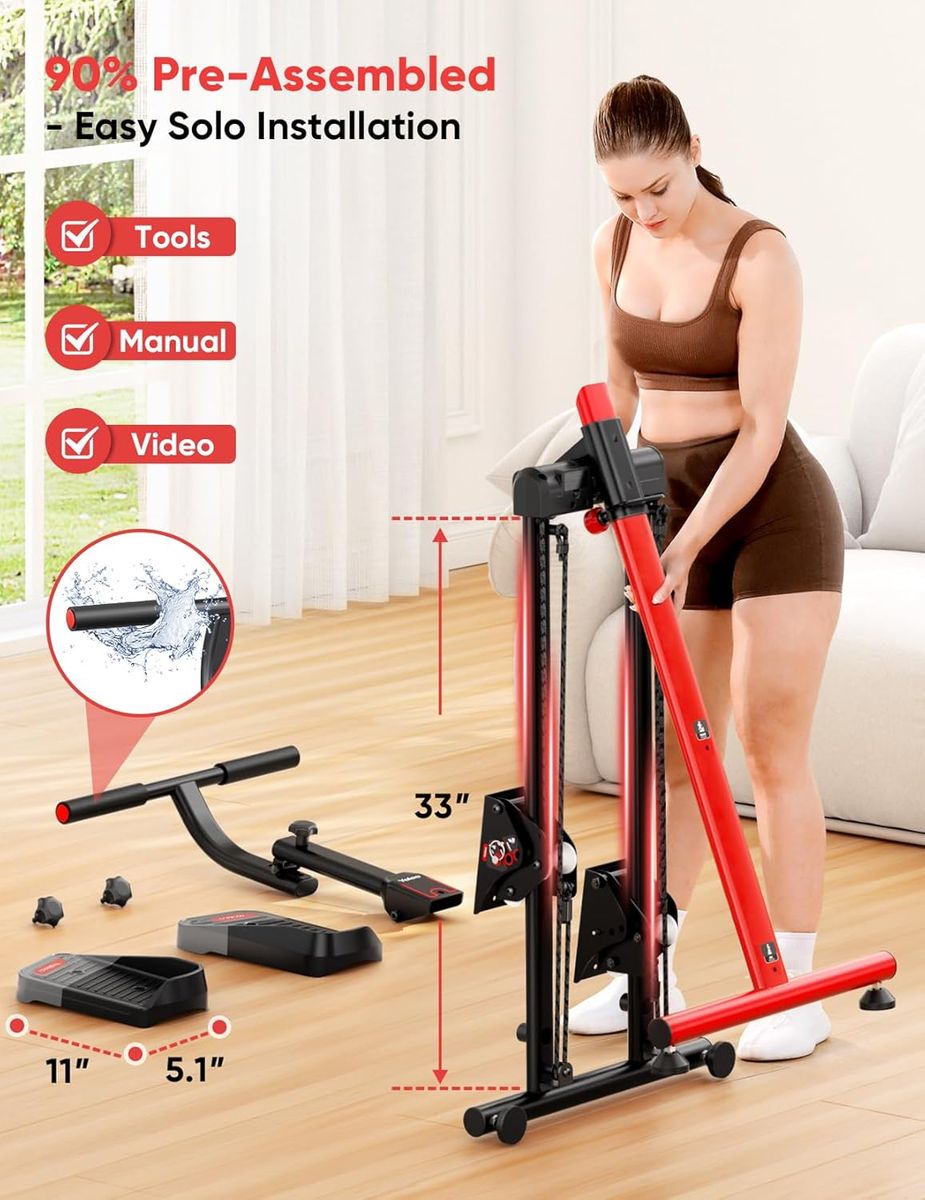 Yoleo Resistance Stair Stepper: Your Compact Home Gym Solution