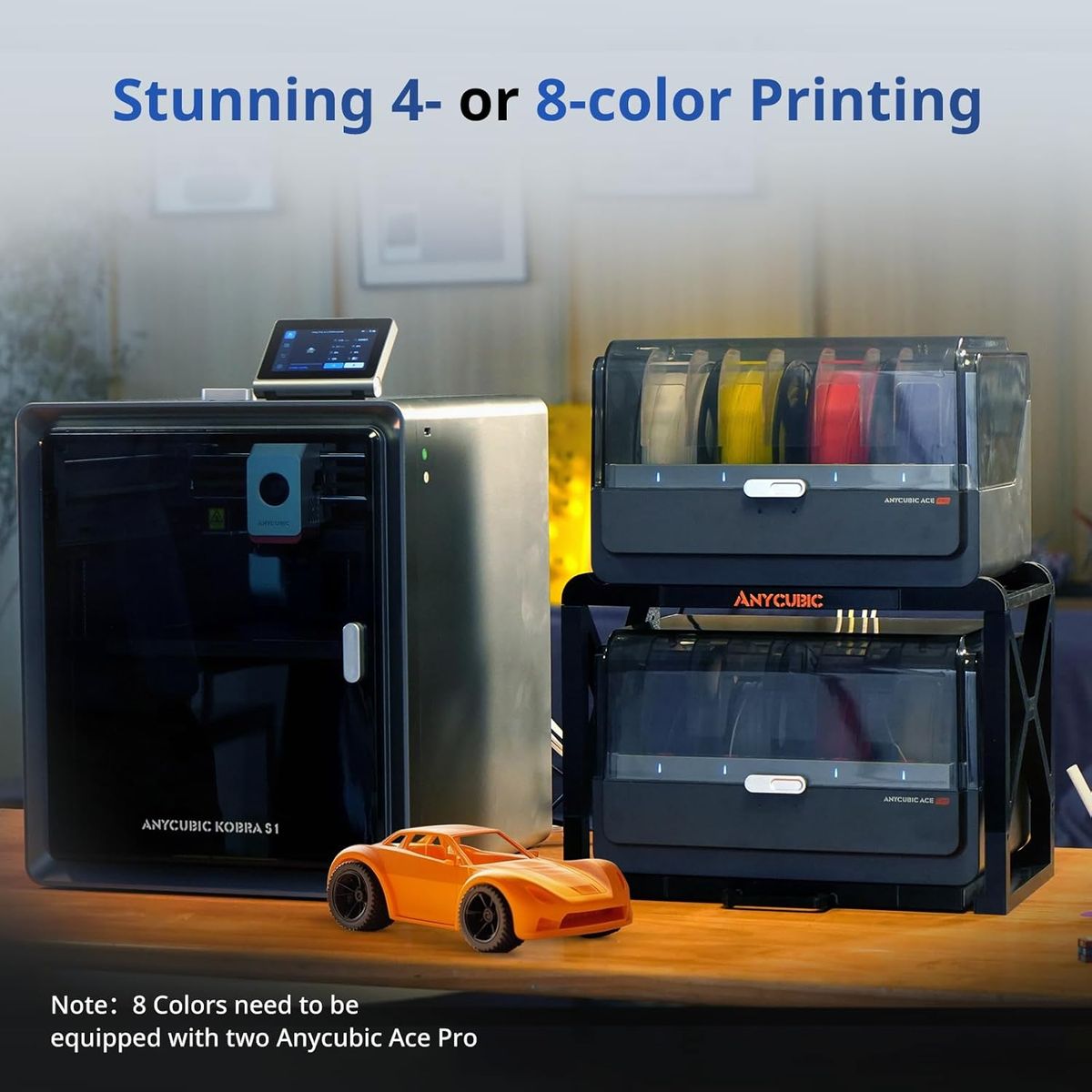 ANYCUBIC Kobra S1C: Multi-Color 3D Printing Revolution