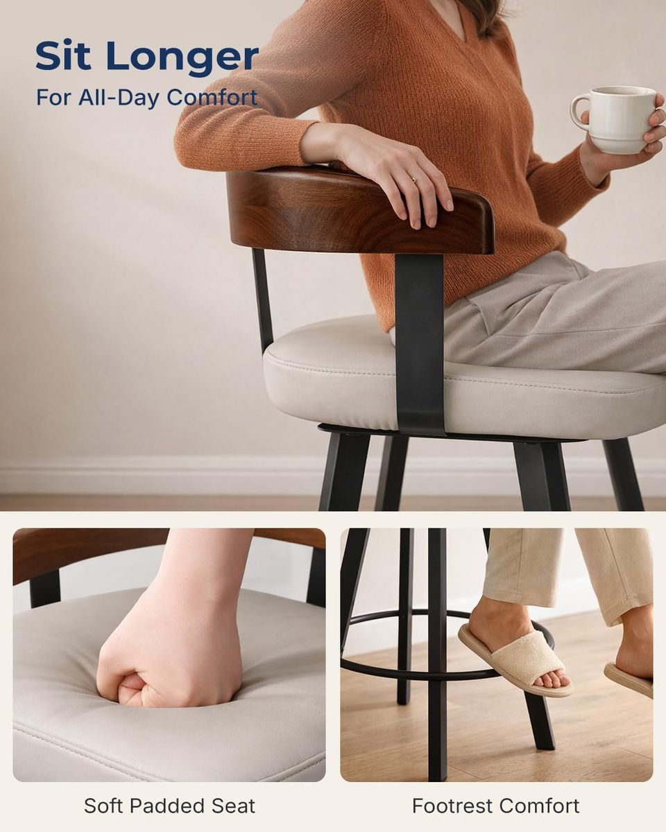 Forspark 350 lbs Bar Stools: Unmatched Strength & Style