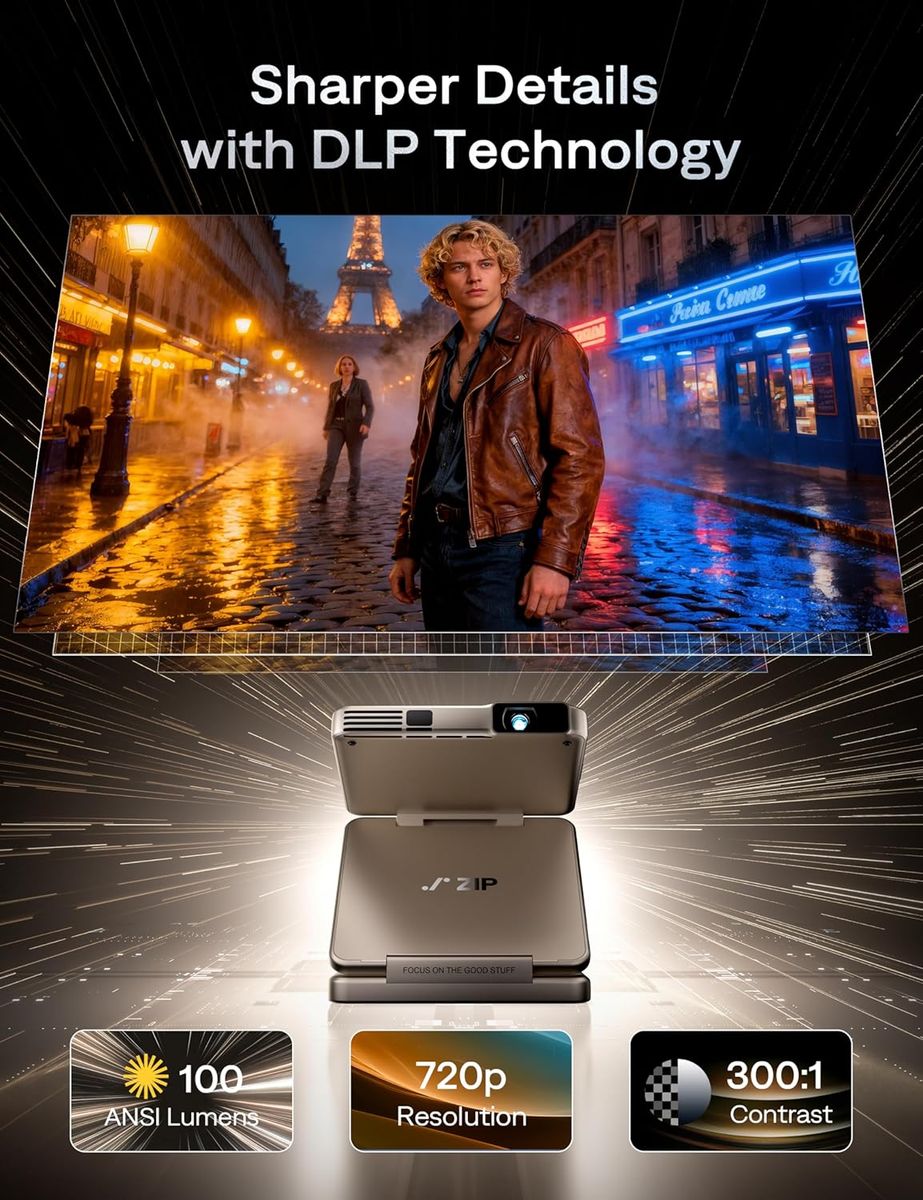 Aurzen ZIP Tri-Fold: The Ultra-Portable Projector