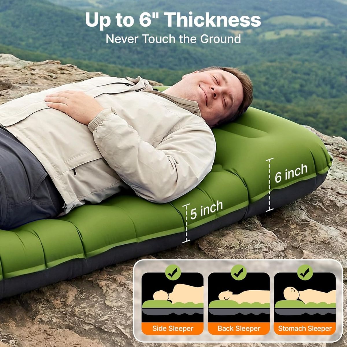 OGERY Ultralight Sleeping Pad & Camping Lights by OGERY-Outdoors