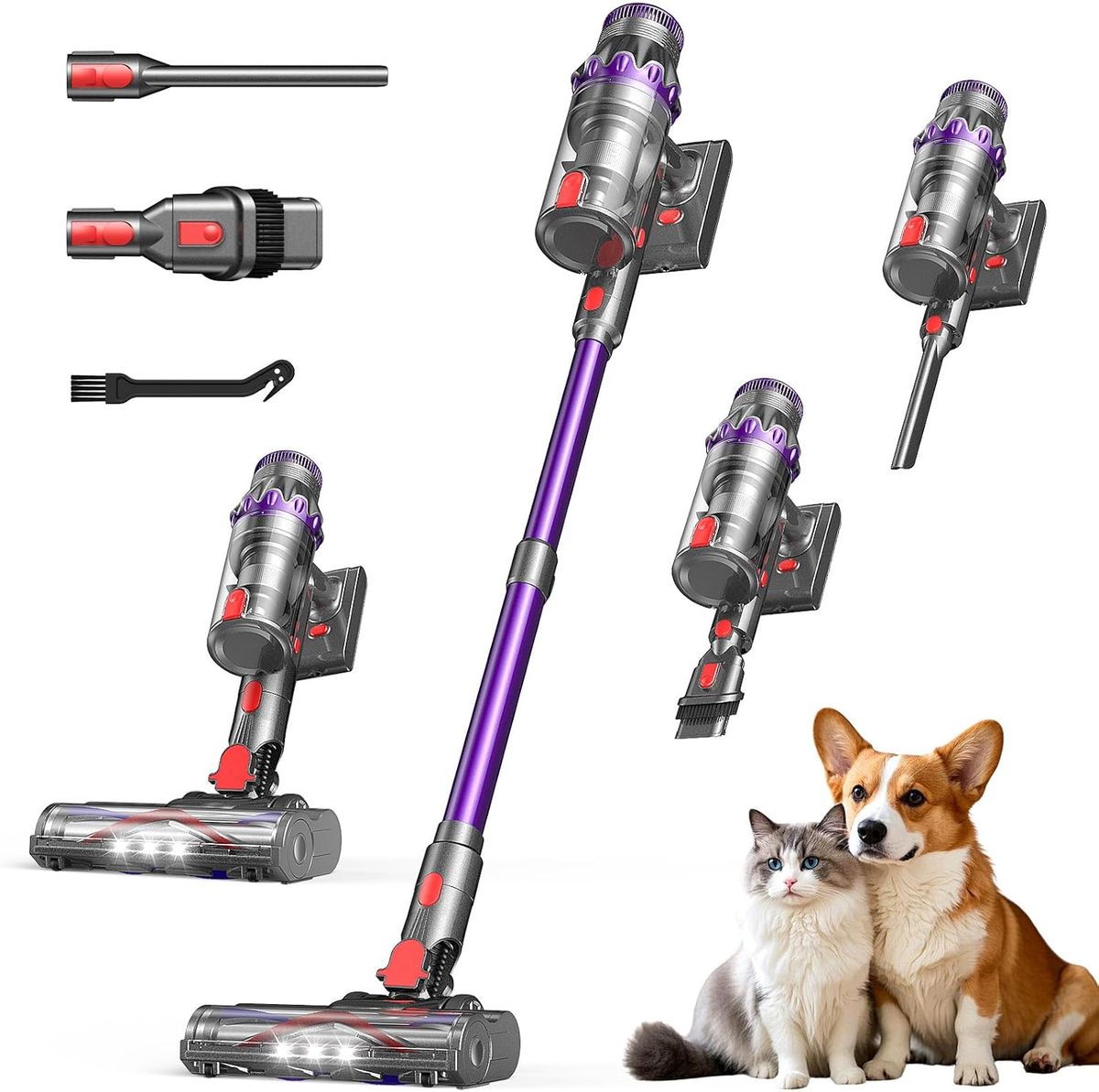 FEPPO Cordless Vacuum Cleaner: Deep Clean, Zero Hassle