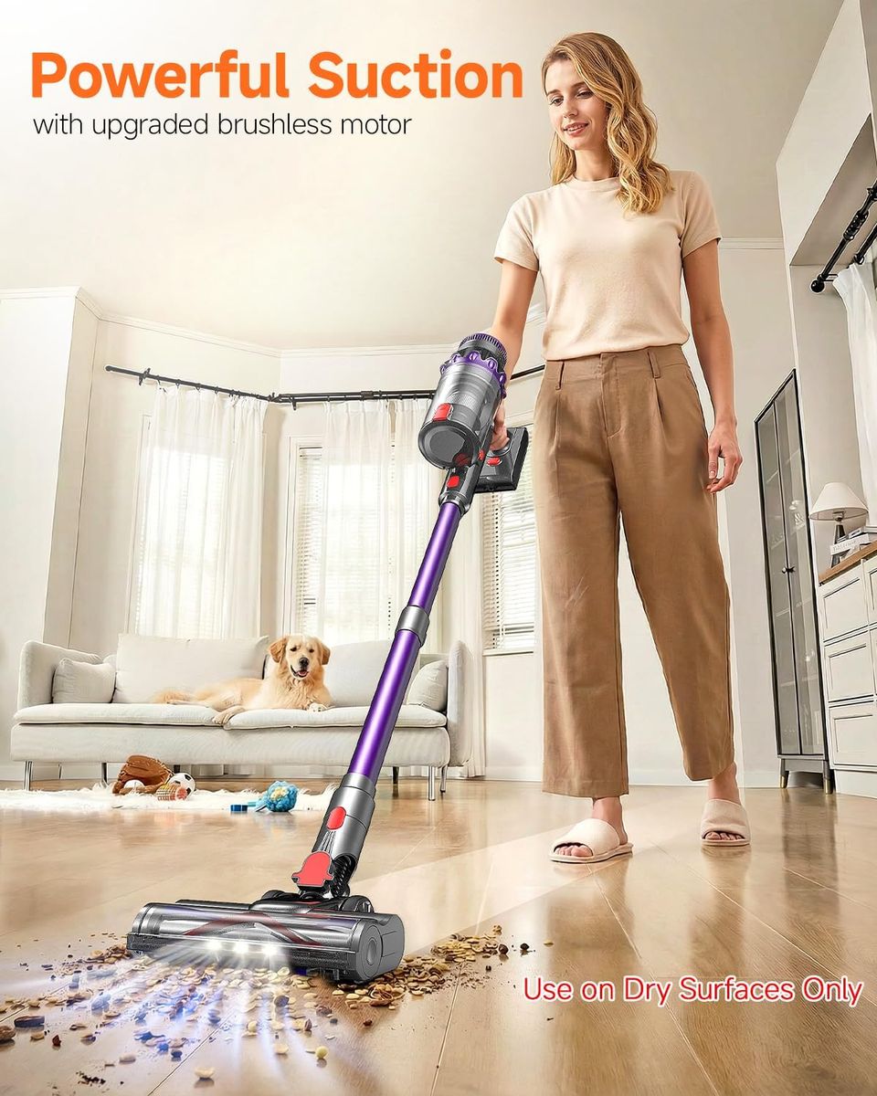 FEPPO Cordless Vacuum Cleaner: Deep Clean, Zero Hassle