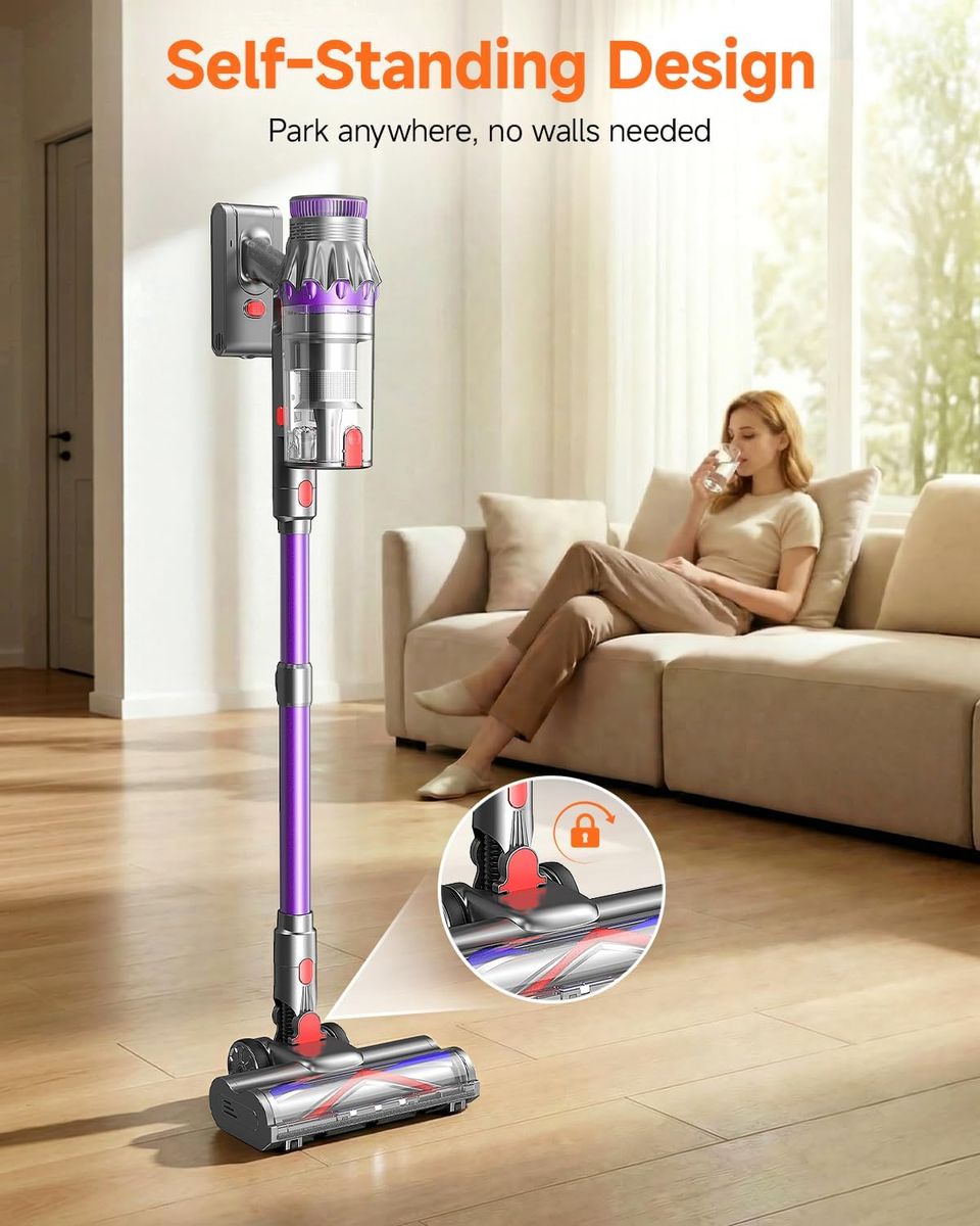 FEPPO Cordless Vacuum Cleaner: Deep Clean, Zero Hassle