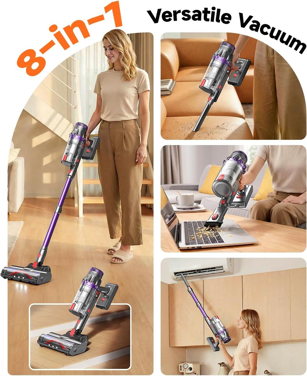 FEPPO Cordless Vacuum Cleaner: Deep Clean, Zero Hassle