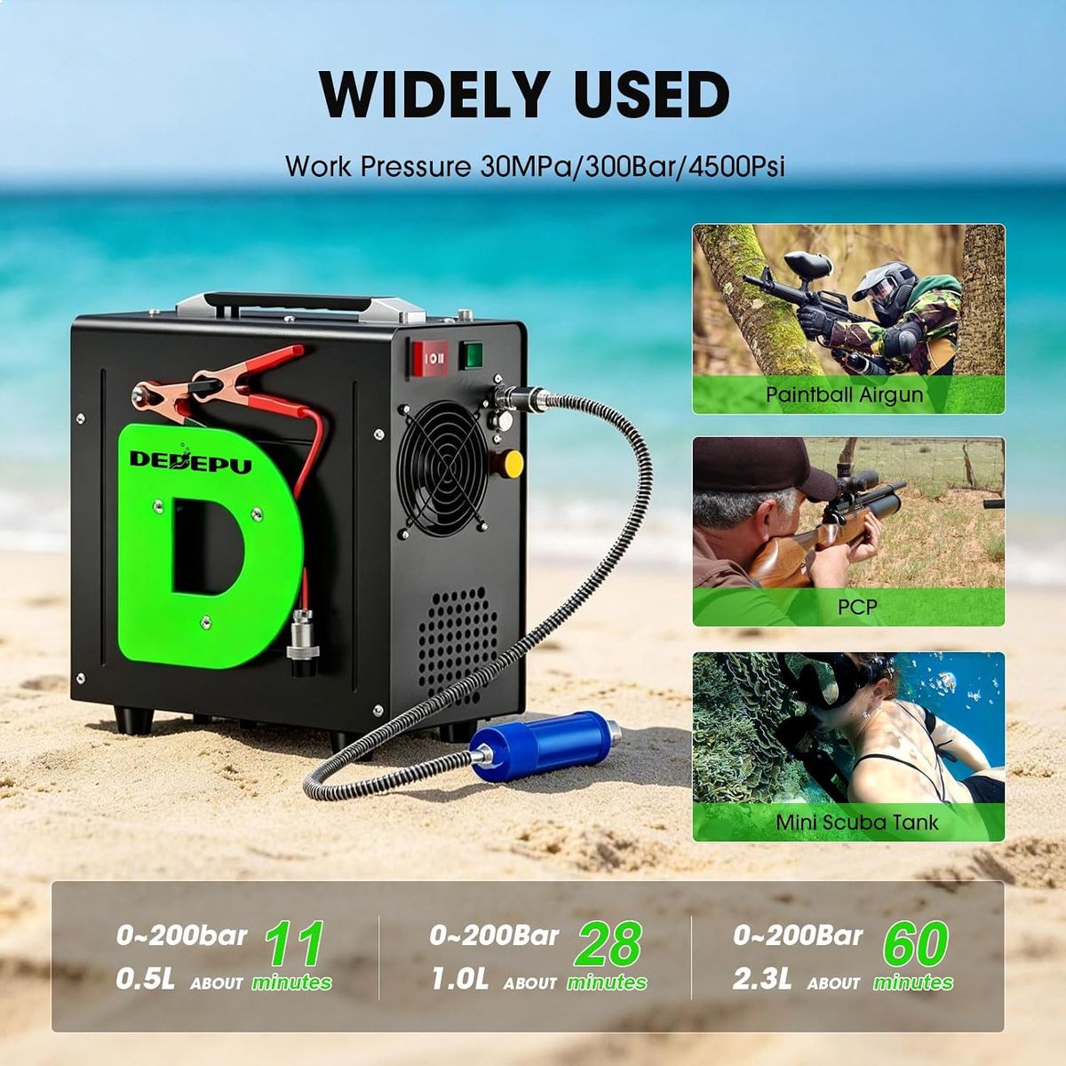 DEDEPU PCP Air Compressor: Your Dive Buddy for Every Adventure
