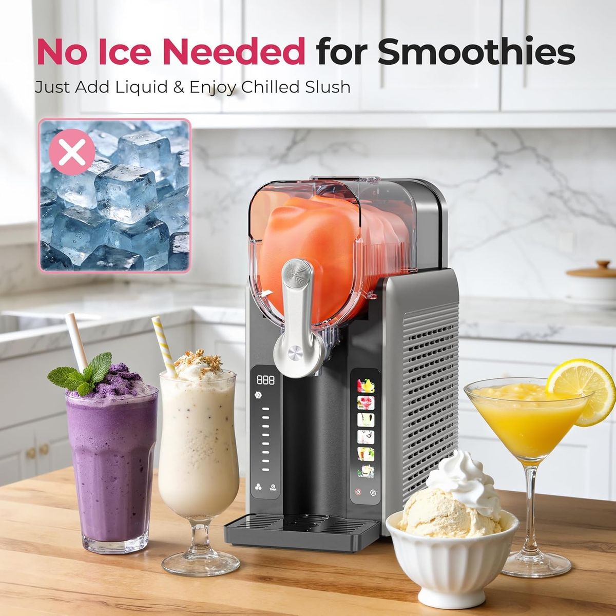 NEOISM.usa Slushie Machine: No Ice Needed for Perfect Slushies