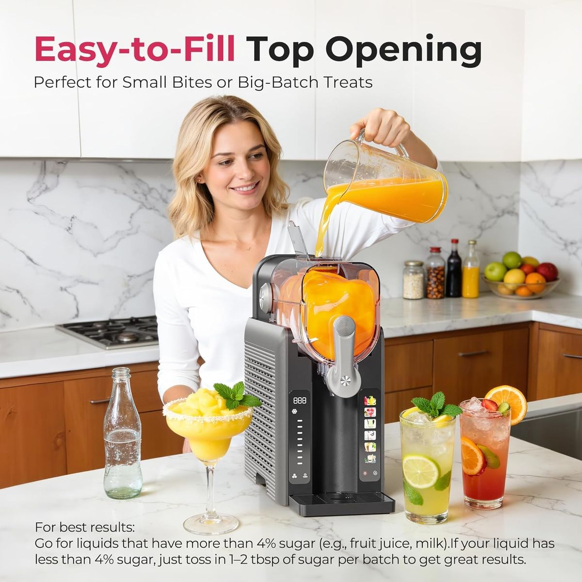 NEOISM.usa Slushie Machine: No Ice Needed for Perfect Slushies