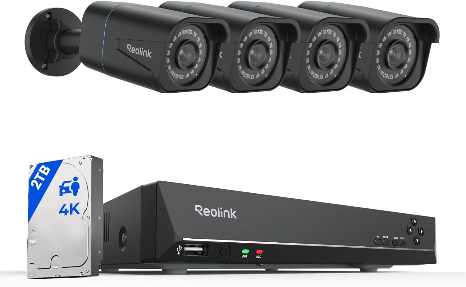 Reolink RLK8-800B4-A-B – Premium 4K Sicherheitssystem
