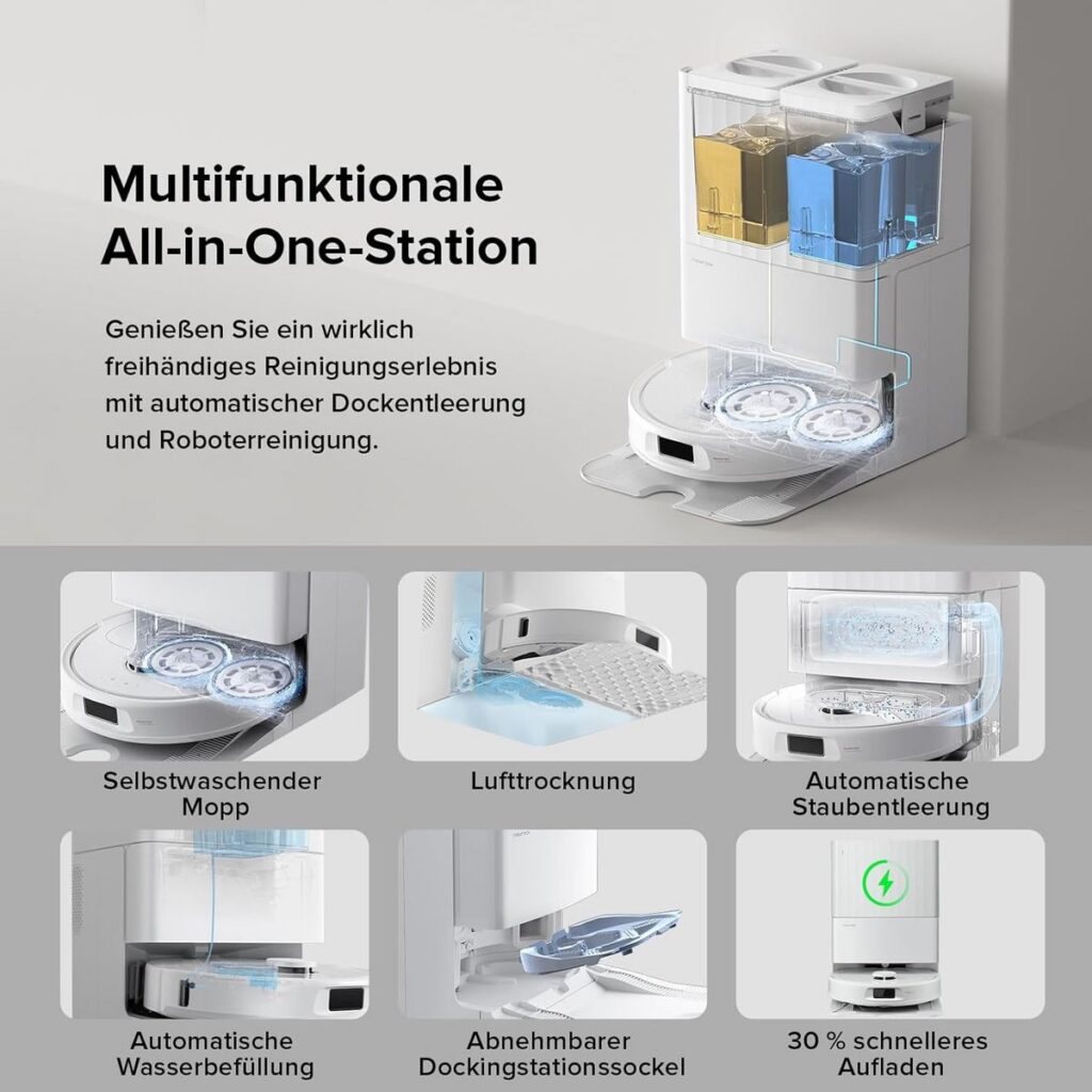 Roborock Qrevo Serie: 8000Pa & intelligente Wischfunktion