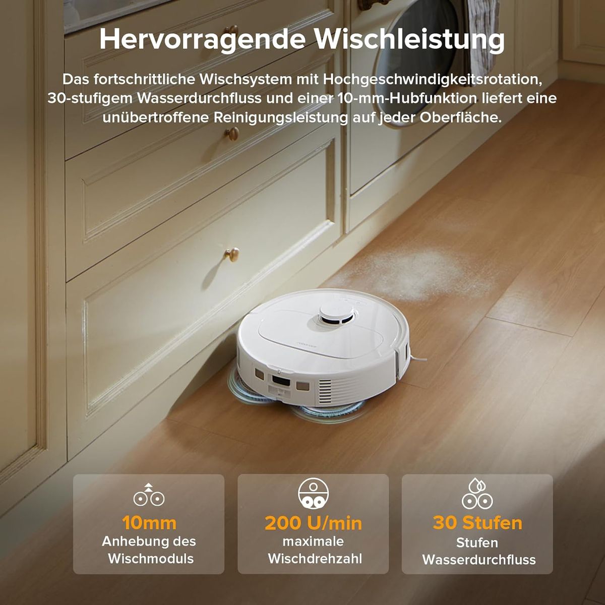 Roborock Qrevo Serie: 8000Pa & intelligente Wischfunktion