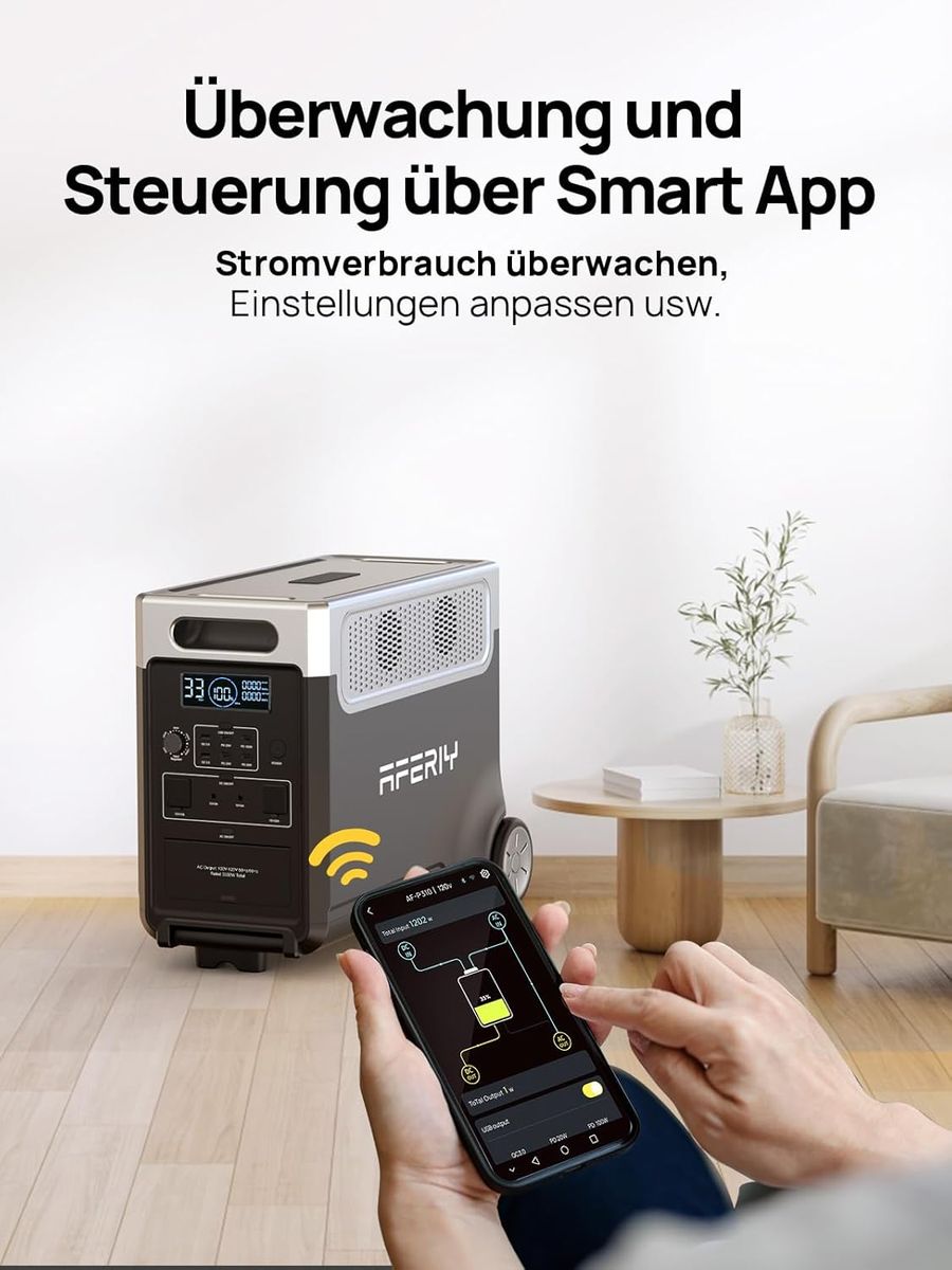 AFERIY 3600W: Dein verlässlicher Strompartner für jedes Abenteuer