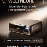 Aurzen EAZZE D1 MAX: Power-Beamer mit Google TV & Netflix