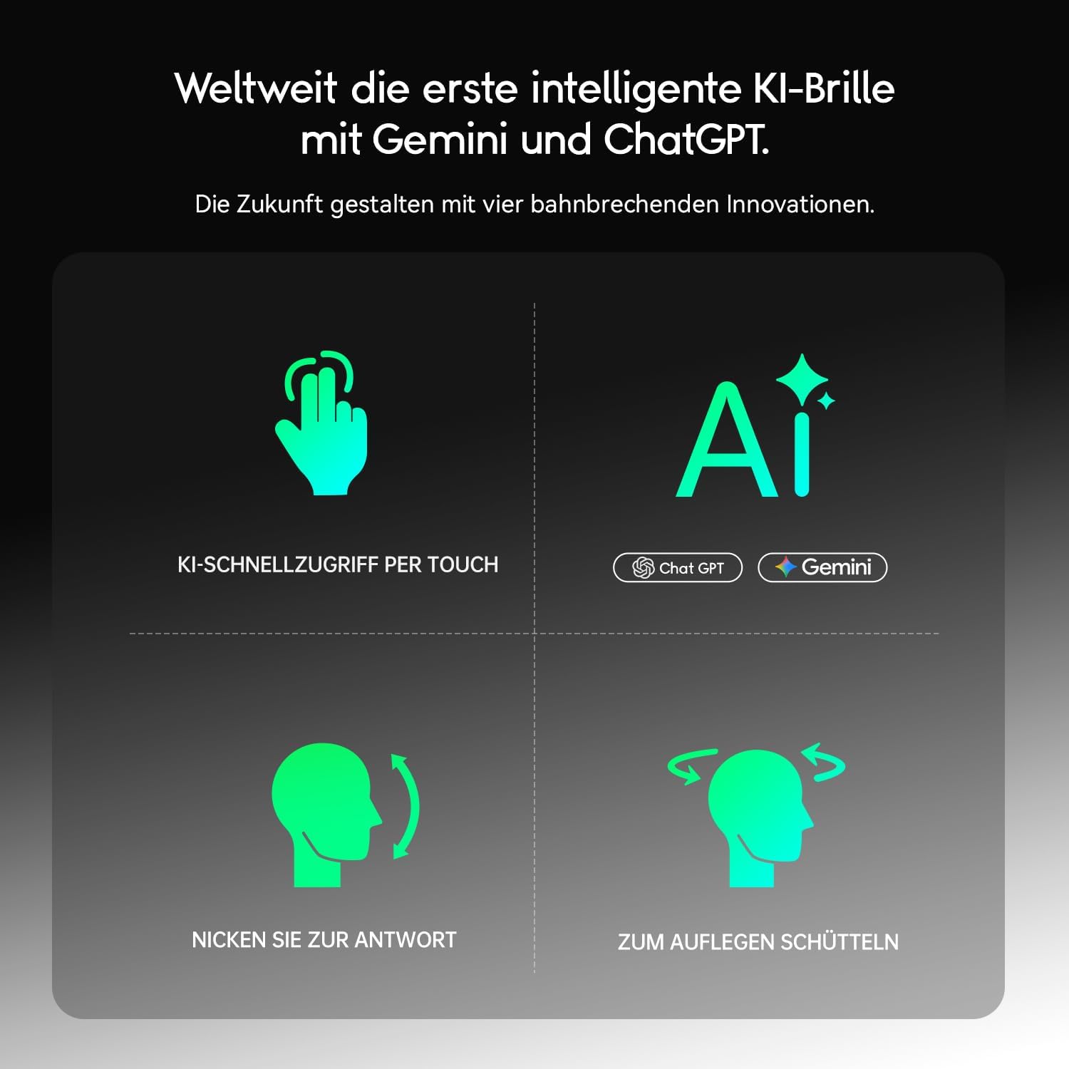 Rokid Glasses (mit Display), AI&AR Smart Glasses: Zukunft erleben