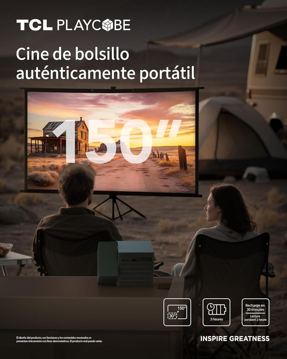 Descubre el TCL Projector PlayCube: Cine en Casa Portátil