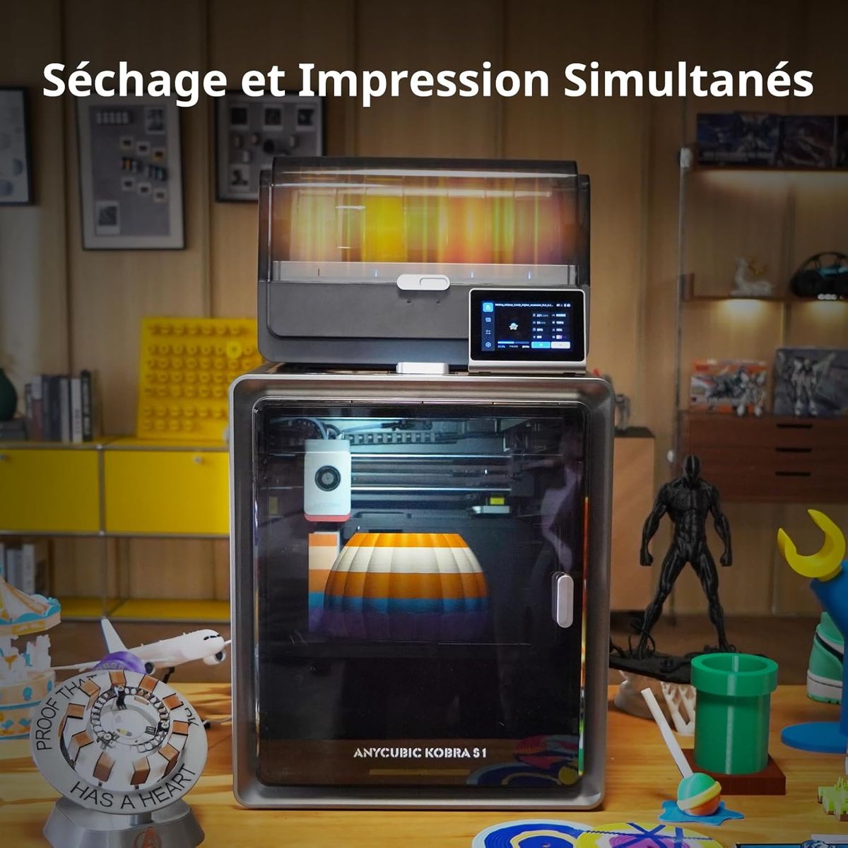 ANYCUBIC Kobra S1 Combo : L’impression 3D rapide et multicolore