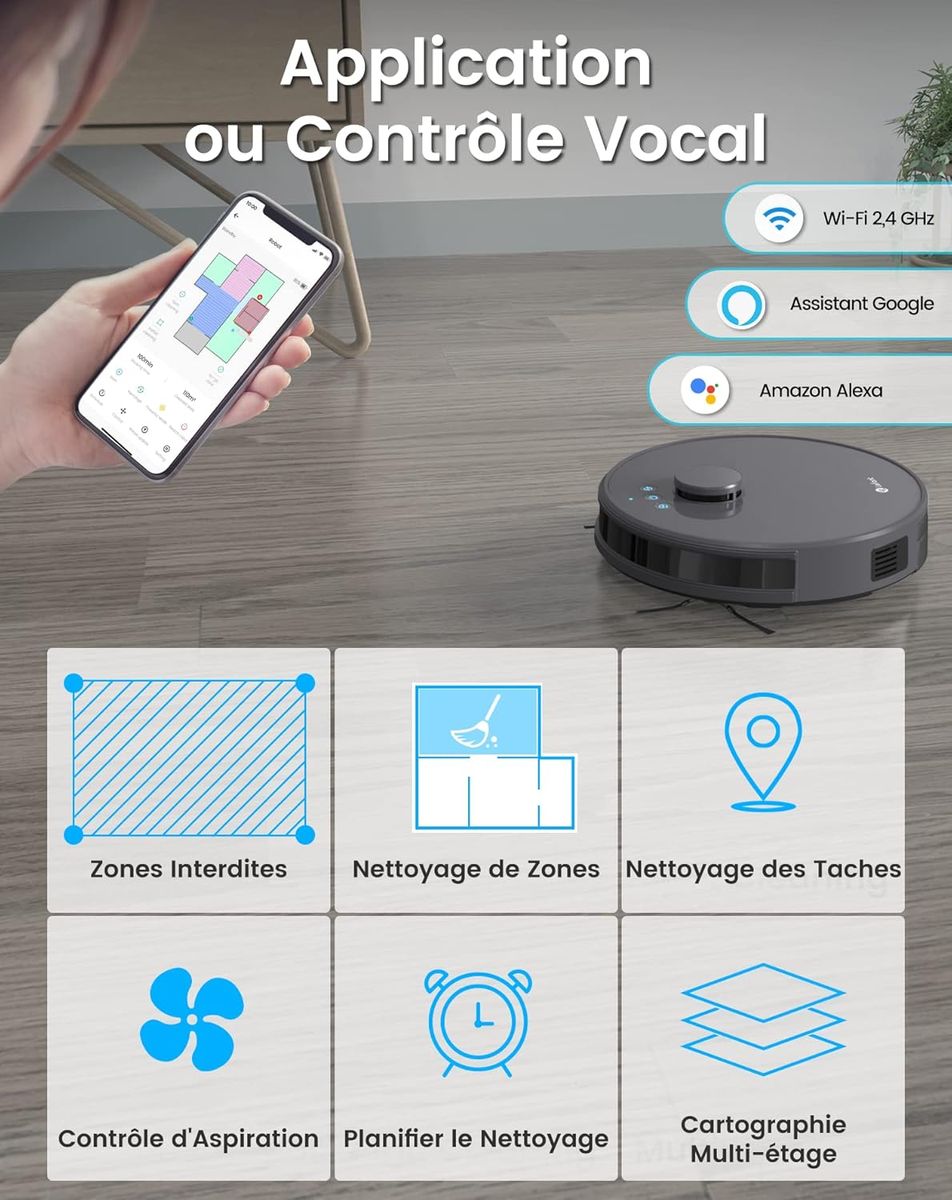 Lefant M1 Gen1 : L'aspirateur robot intelligent qui révolutionne votre quotidien