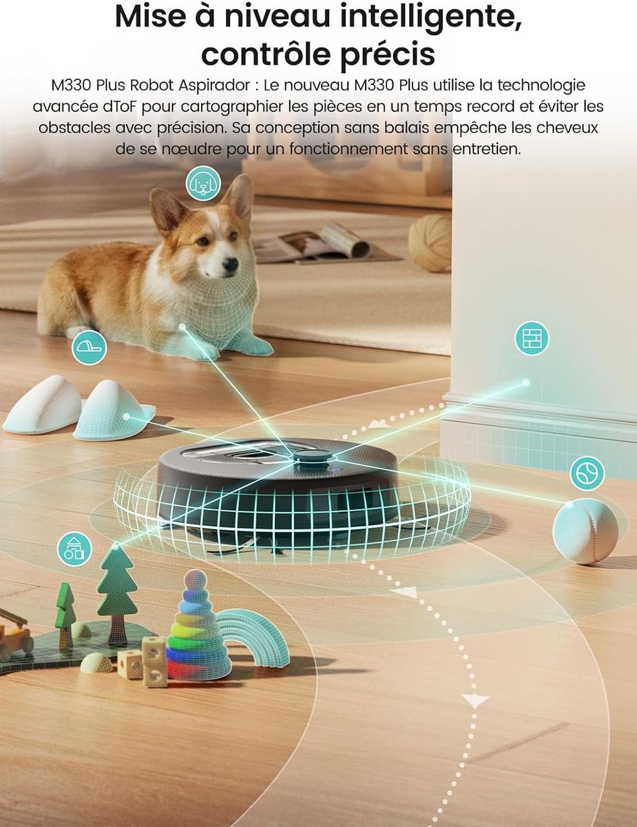 Lefant M330 Plus : L’aspirateur robot intelligent qui simplifie votre quotidien
