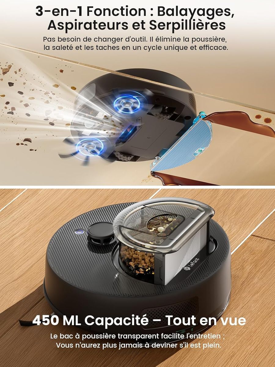 Lefant M330 Plus : L’aspirateur robot intelligent qui simplifie votre quotidien