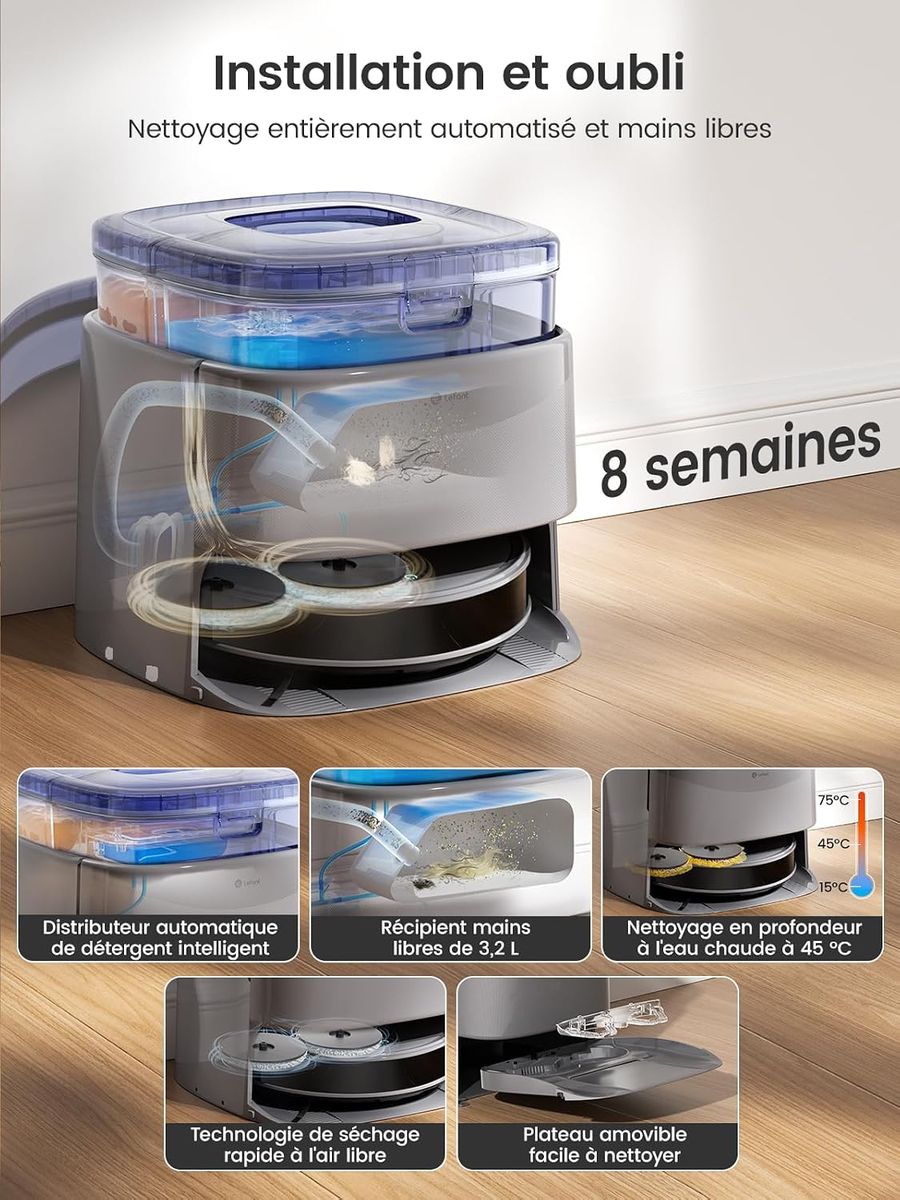 Lefant M3 Max : Le robot aspirateur qui révolutionne votre quotidien