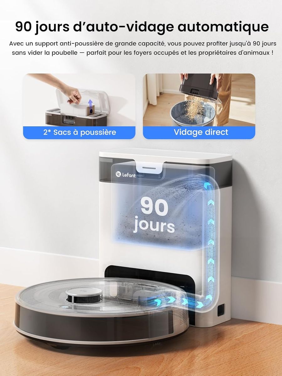 Lefant M2 Pro : Le robot aspirateur intelligent qui révolutionne votre quotidien