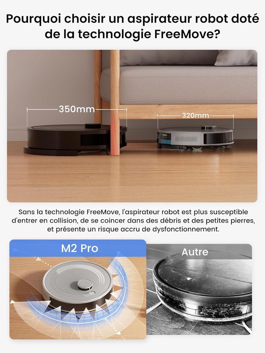 Lefant M2 Pro : Le robot aspirateur intelligent qui révolutionne votre quotidien