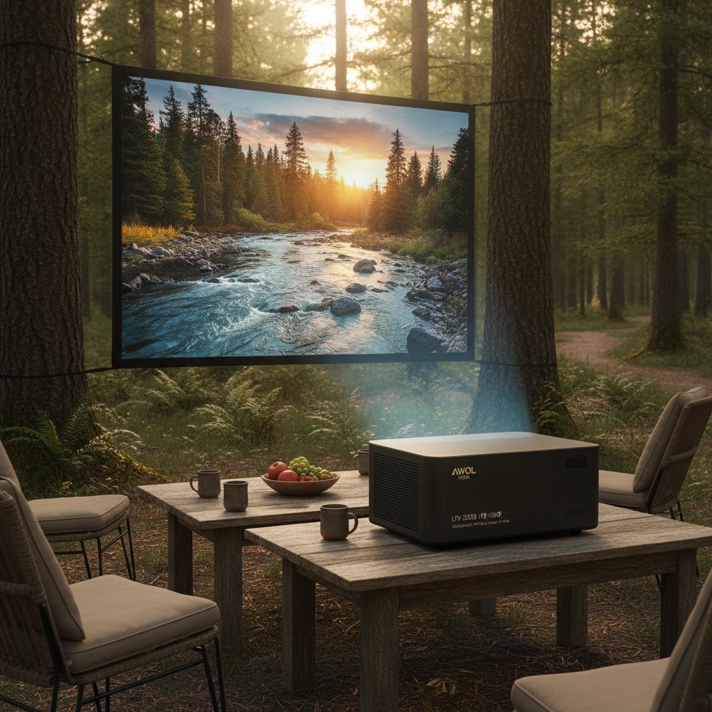 AWOL VISION - AWOL VISION LTV-2500 : Vidéoprojecteur 4K Ultra Courte Focale
