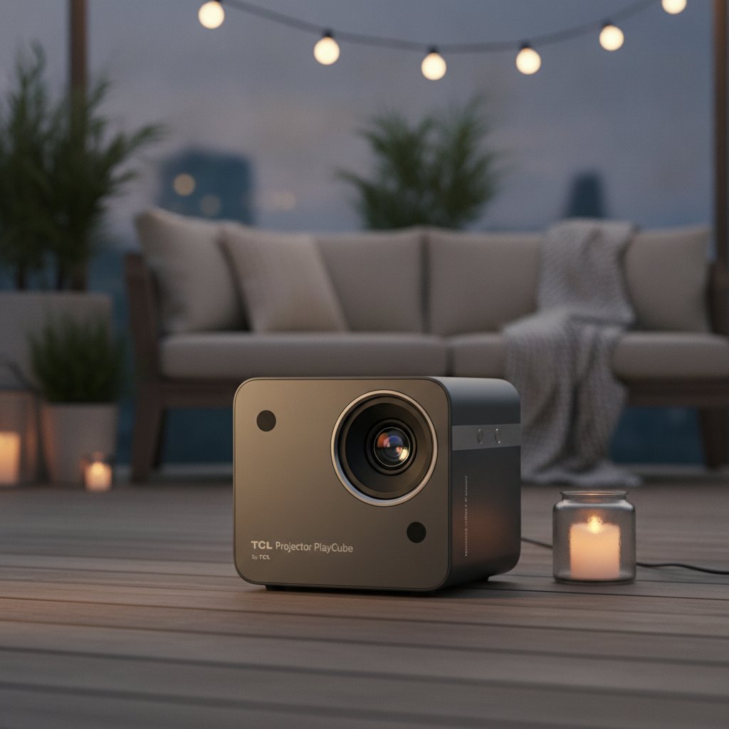 Kompakt, aber voller Power – das Design des TCL Projector PlayCube