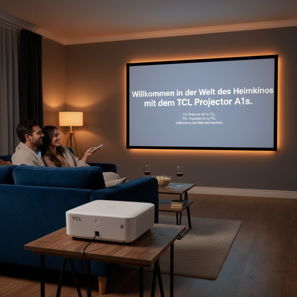 Willkommen in der Welt des Heimkinos – mit dem TCL Projector A1s