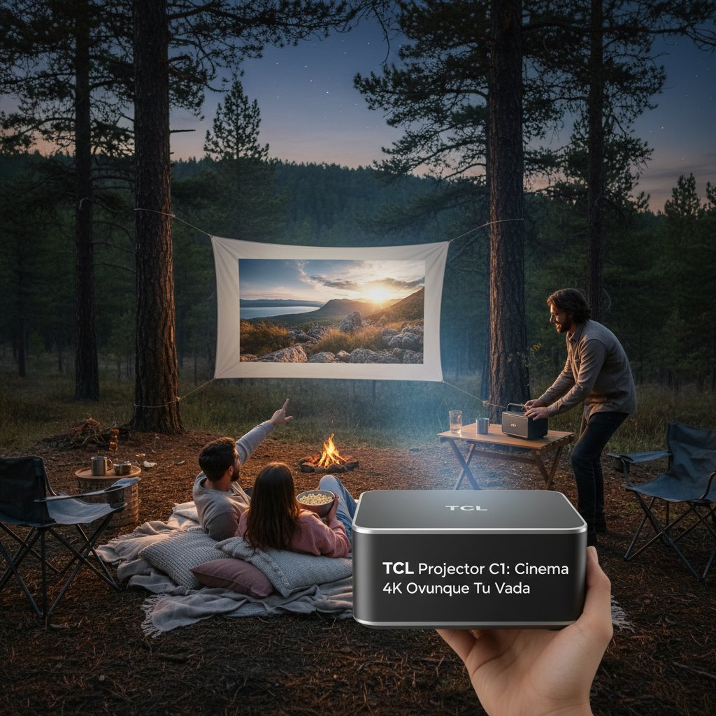 TCL - TCL Projector C1: Cinema 4K Ovunque Tu Vada