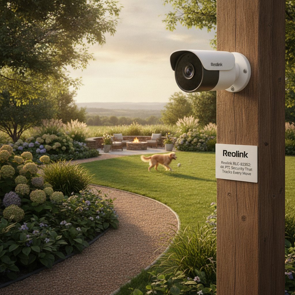 Reolink - Reolink RLC-823S2: 4K PTZ Security That Tracks Every Move