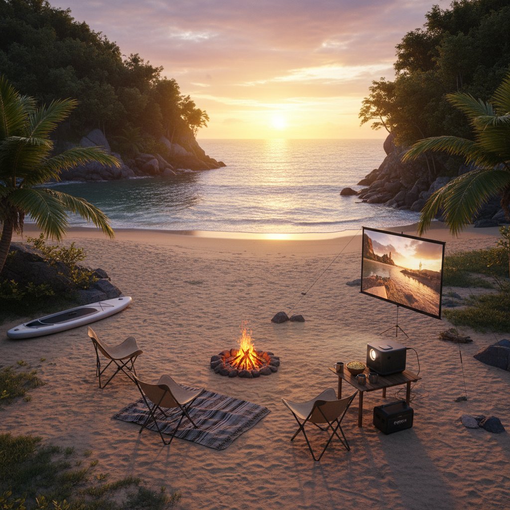 Aurzen BOOM Air – Portable Google TV Projector