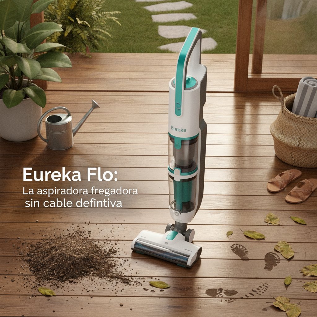 Eureka - Eureka Flo: La aspiradora fregadora sin cable definitiva