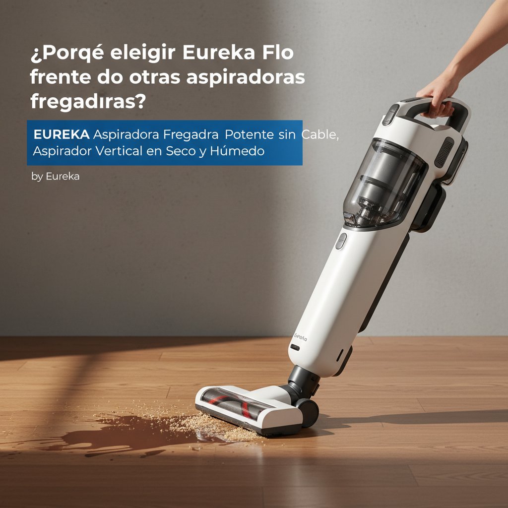 ¿Por qué elegir Eureka Flo frente a otras aspiradoras fregadoras?