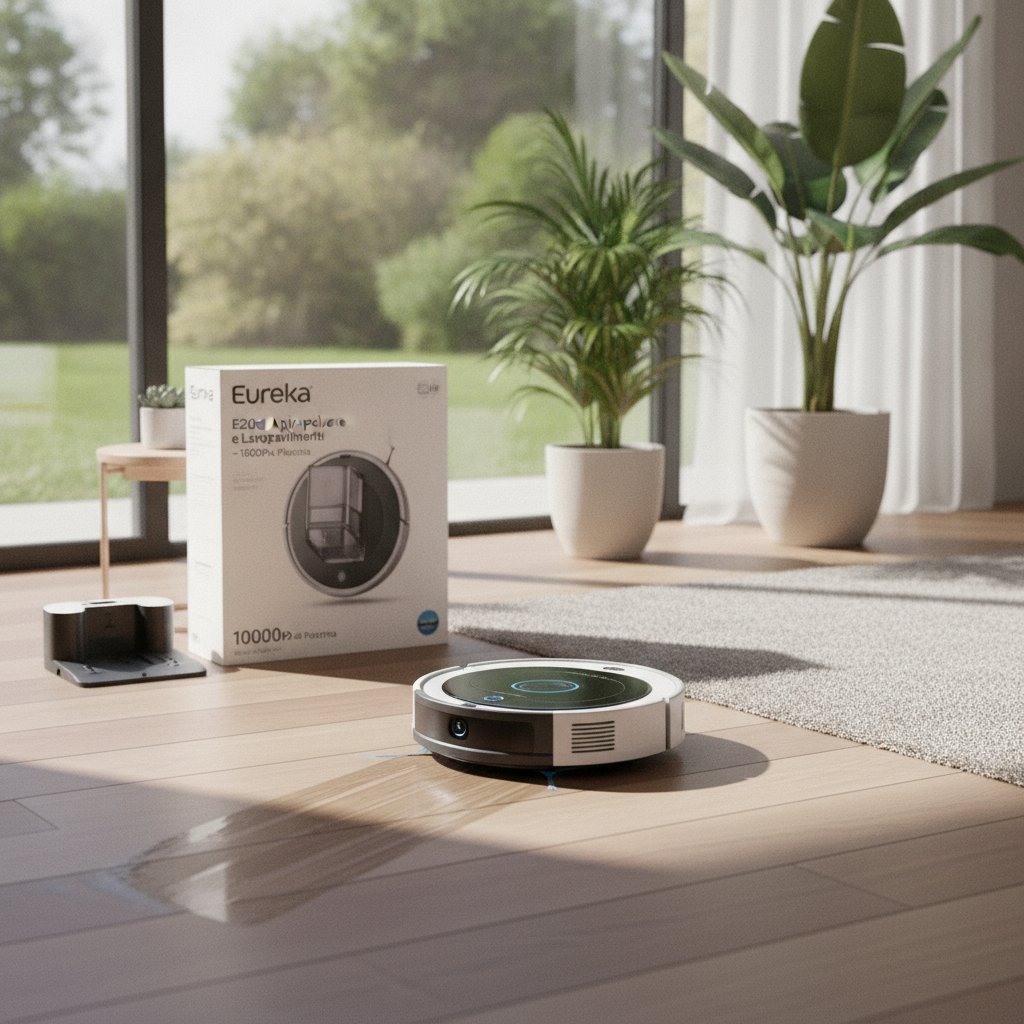 Eureka - Eureka E20 Evo Plus Robot Aspirapolvere e Lavapavimenti – 10000Pa di Potenza