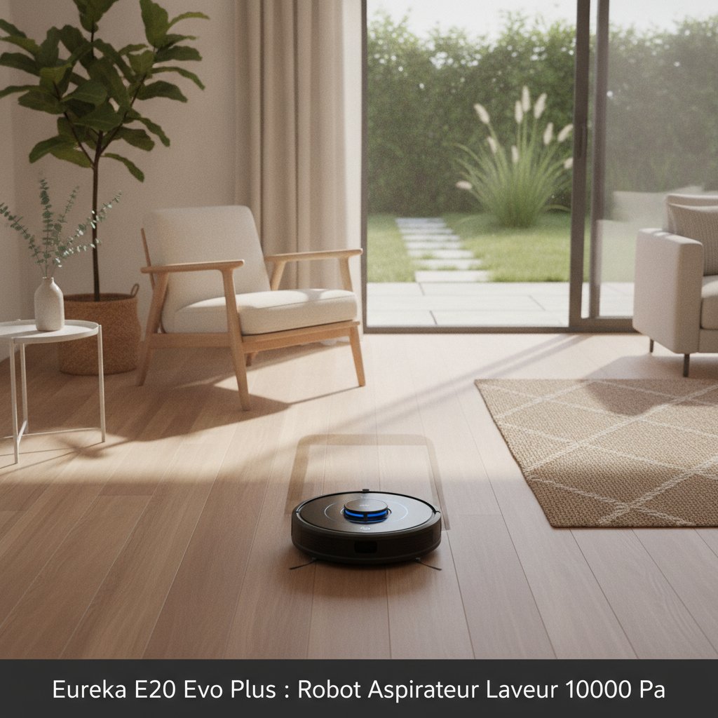 Eureka - Eureka E20 Evo Plus : Robot Aspirateur Laveur 10000 Pa