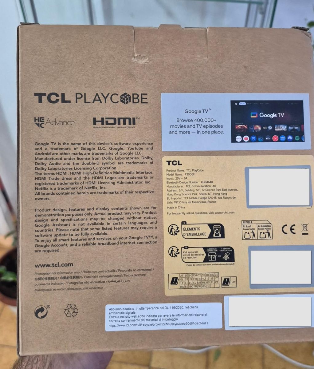 TCL Projector PlayCube: Cinema in Casa, Ovunque