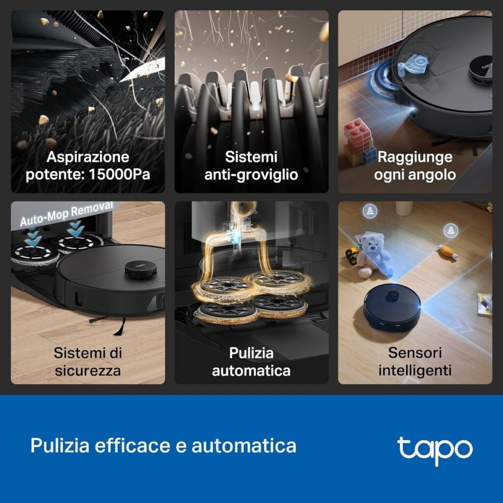 Tapo RV50 Pro Omni by Link: la pulizia intelligente che cercavi