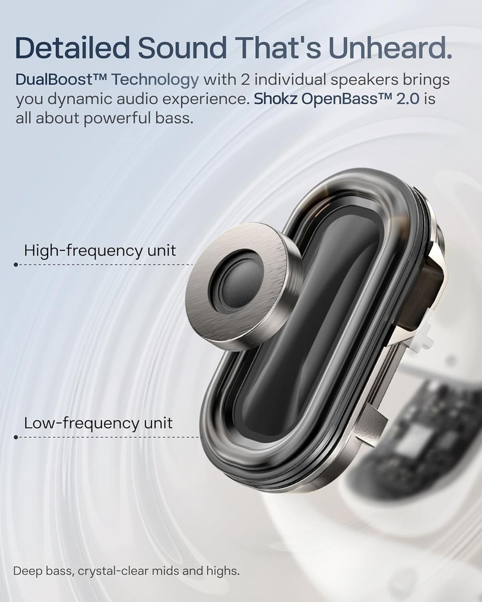 SHOKZ OpenFit 2+ – Unmatched Open-Ear Audio Freedom