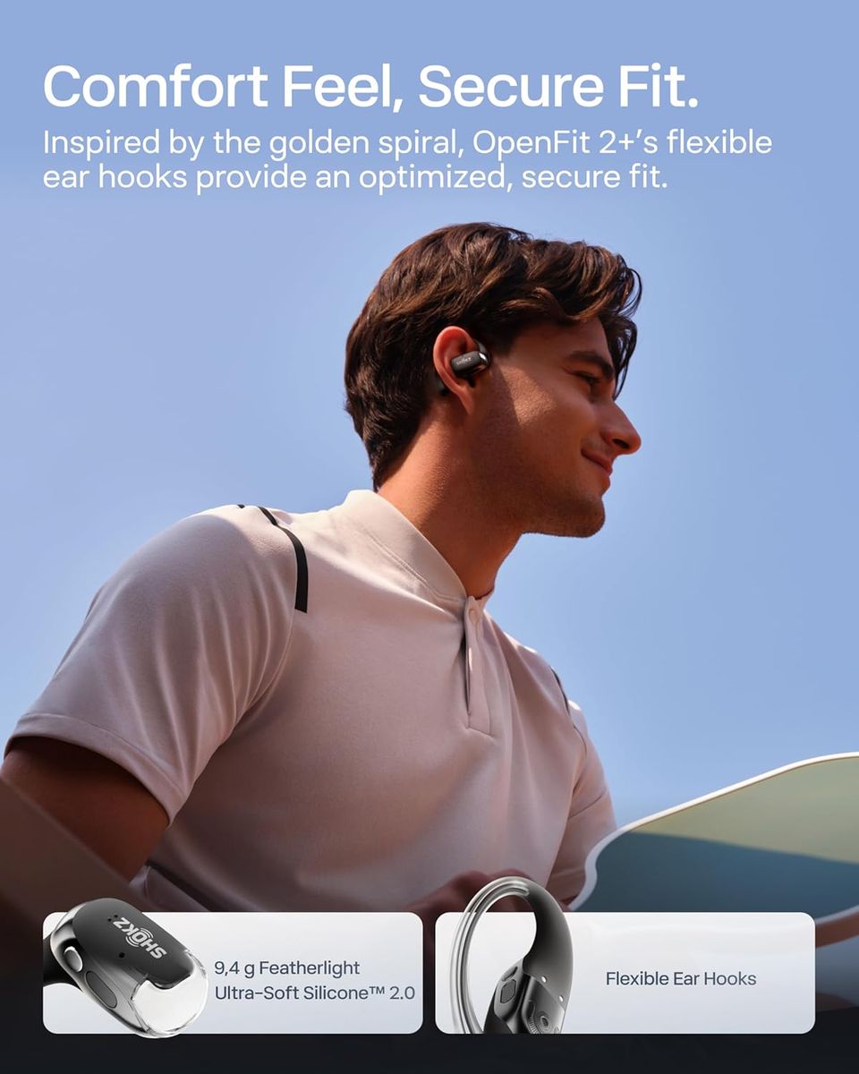 SHOKZ OpenFit 2+ – Unmatched Open-Ear Audio Freedom