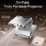 Aurzen ZIP Tri-Fold: Pocket Projector for Camping Fun