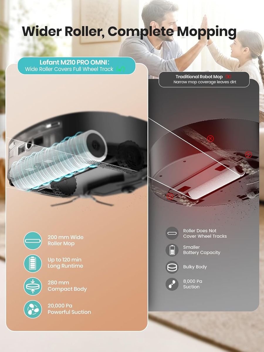Lefant M210 Pro OMNI – Smart, Powerful, Effortless Cleaning