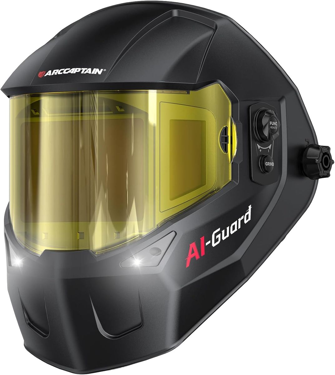 Arccaptain Intelligent Auto-Shade Welding Helmet: 180° View