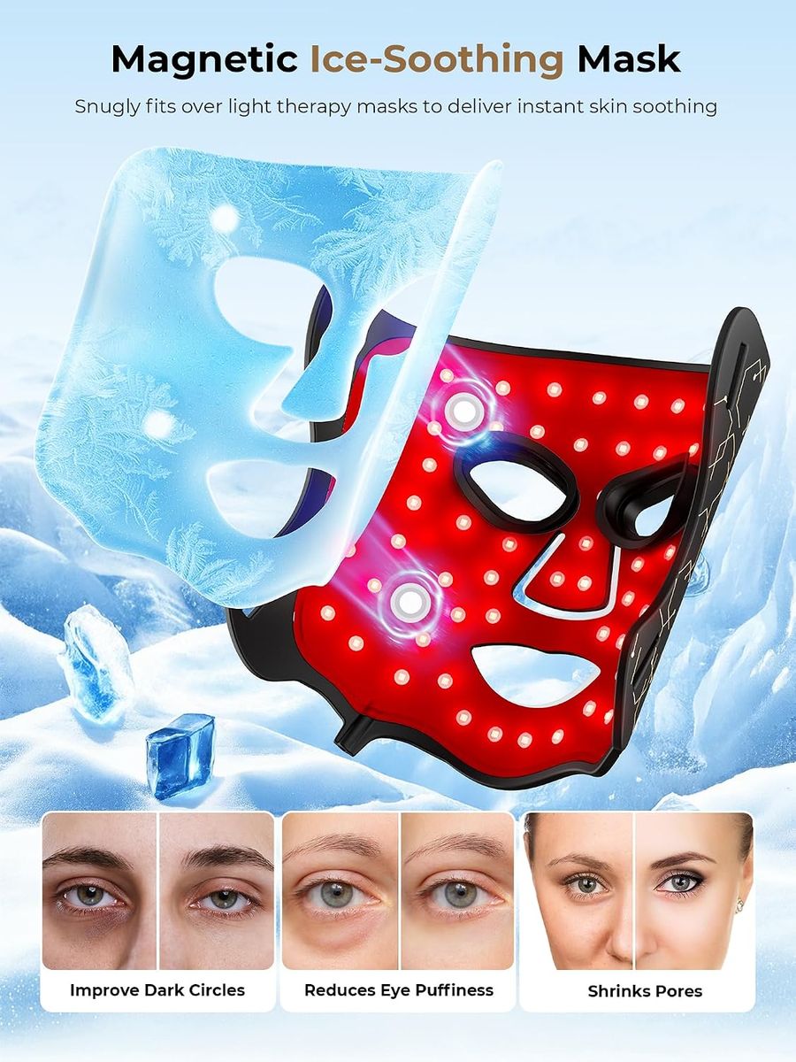 Aurphany Red Light Therapy Mask: Sculptural Skincare