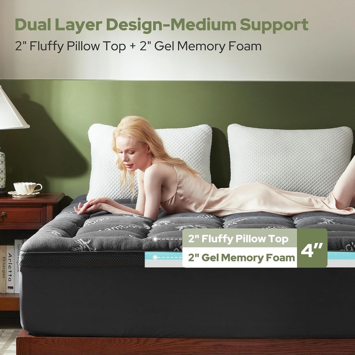 Bedlore 4-Inch Memory Foam Topper: Your Ticket to Deep Sleep